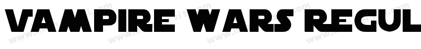 Vampire Wars Regular字体转换